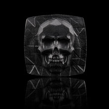 Lade das Bild in den Galerie-Viewer, ONYX SKULL TAG Silber