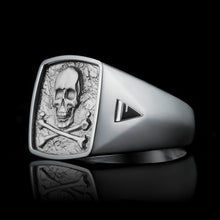 Load image into Gallery viewer, TYPAR x CROSSBONE SKULL TAG Silver