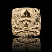 Lade das Bild in den Galerie-Viewer, CROSSBONE SKULL TAG Gold