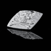 Lade das Bild in den Galerie-Viewer, CROSSBONE SKULL TAG Silber